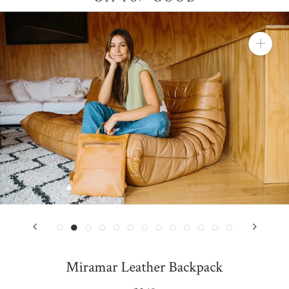 Miramar Leather Backpack - Picture 3 of 7